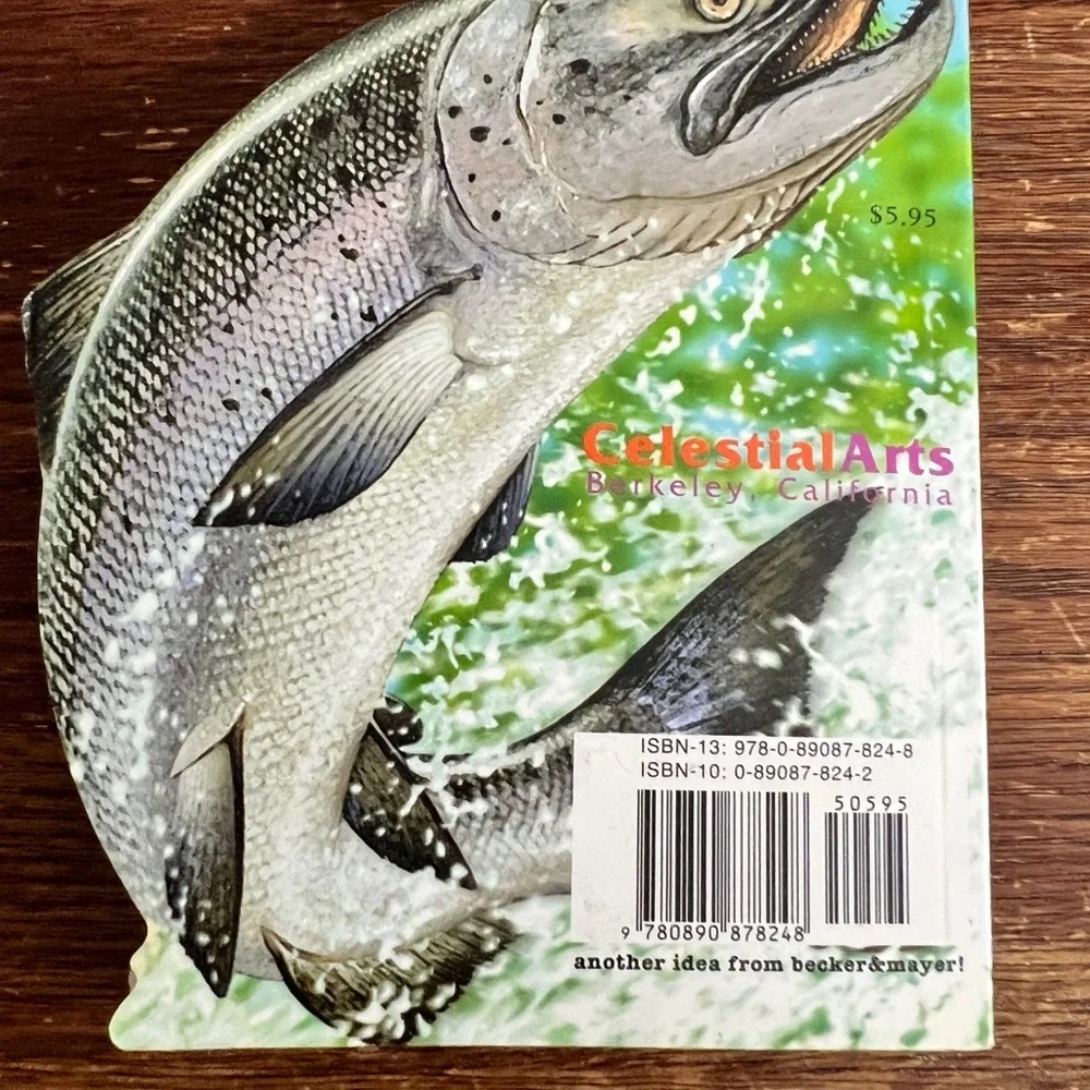 Totally Salmon Cookbook – Fish Shaped Vintage 1997 Helene Siegel